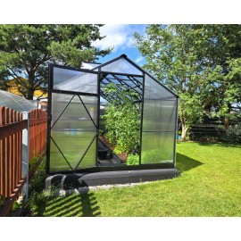 Gable roof greenhouses Ecoslider House Lux 2.5x5.5m
