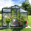 Gable roof greenhouses Ecoslider House Lux 2.5x4.1m