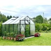 Gable roof greenhouses Ecoslider House Lux 2.5x4.1m