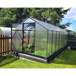 Gable roof greenhouses Ecoslider House Lux 2.5x5.5m