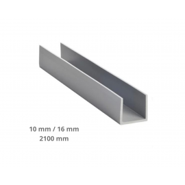 Aluminum U-profile – 10 / 16 mm