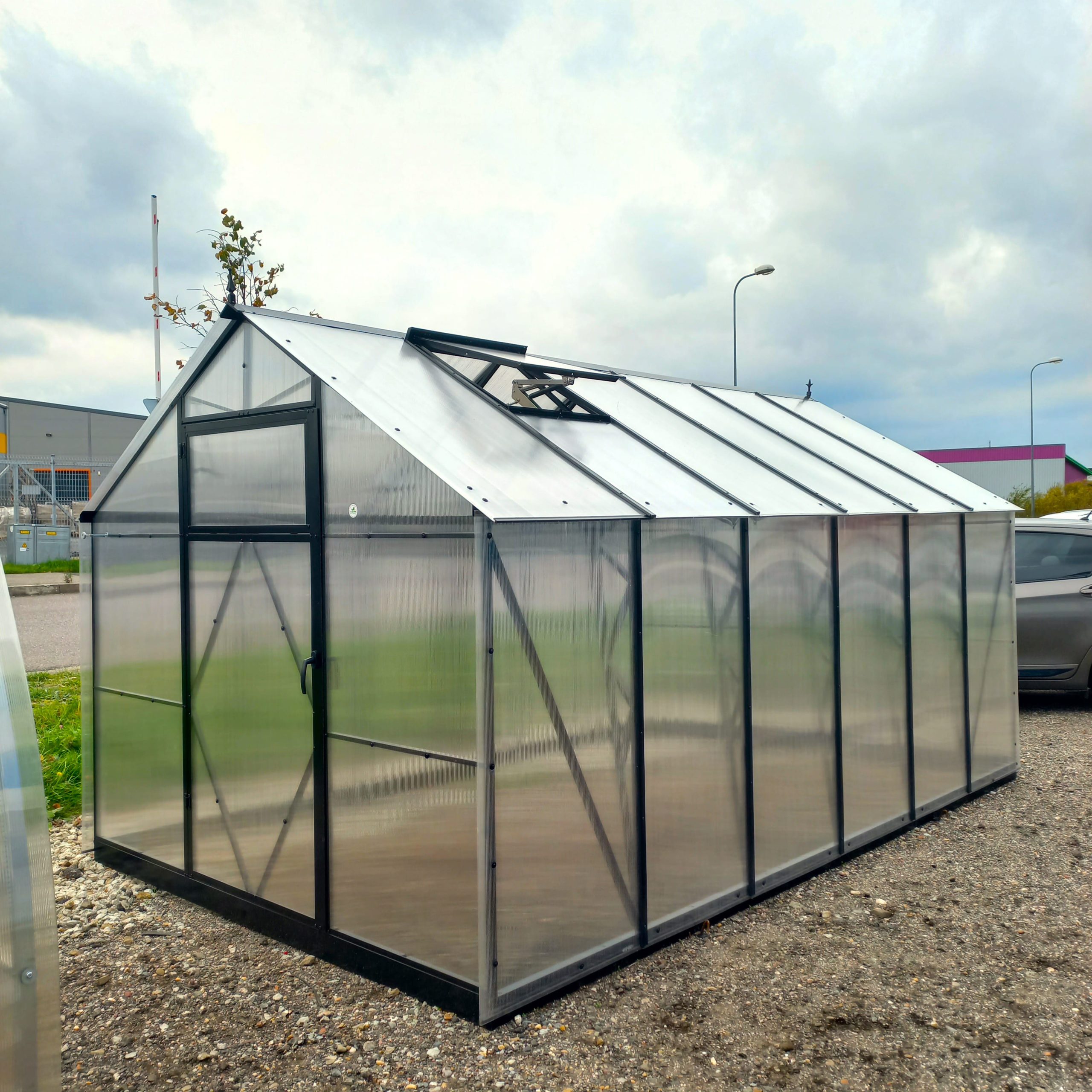 Ecoslider House Lux gable roof greenhouse, the width 2.5m - Image 2