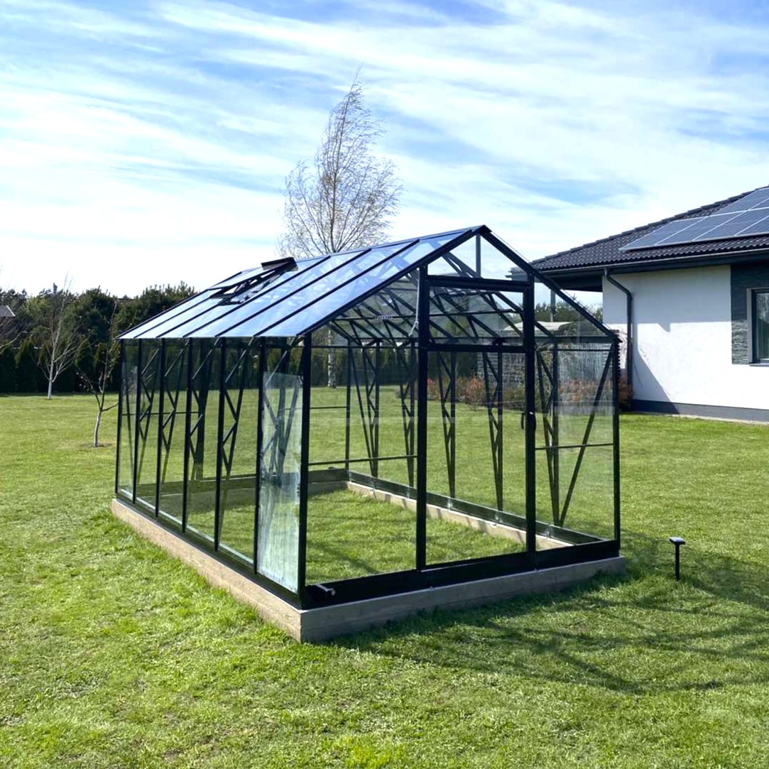 Двускатная теплица Ecoslider House Lux Glass 2.5х4.1м — изображение 3