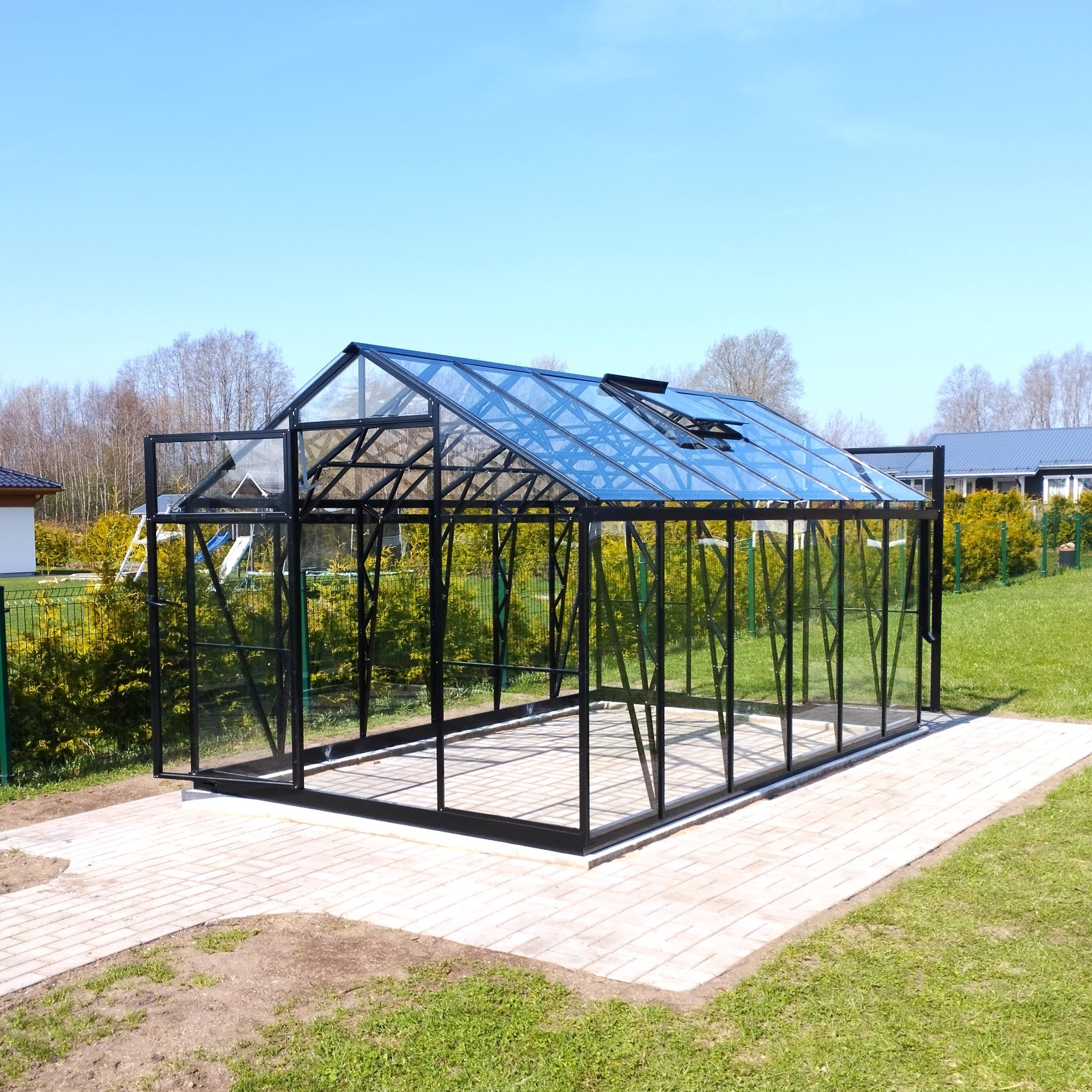 Двускатная теплица Ecoslider House Lux Glass 2.5х4.1м — изображение 2