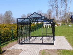 Двускатная теплица Ecoslider House Lux Glass 2.5х4.1м