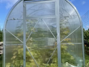 Ecoslider Slider arched greenhouse 2x4m