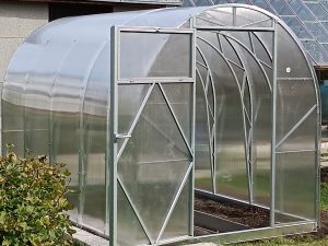 Ecoslider Slider kaarkasvuhoone, laius 2m, 6mm