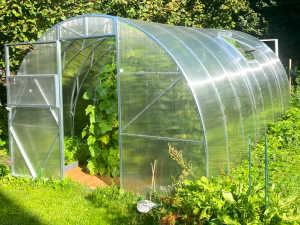 Ecoslider Slider kaarkasvuhoone, laius 3m, 6mm