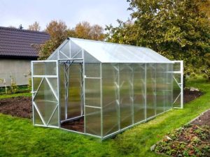 Ecoslider House gable roof greenhouse 2х4.13m W2