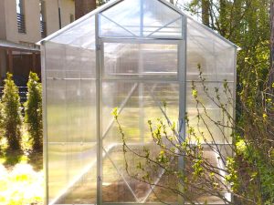 Ecoslider House gable roof greenhouse 2х8.35m W4