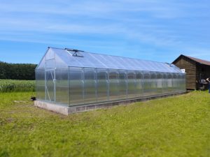 Ecoslider House gable roof greenhouse 2.5х10.47m W5