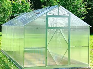 Ecoslider House gable roof greenhouse 2.5х6.24m W3