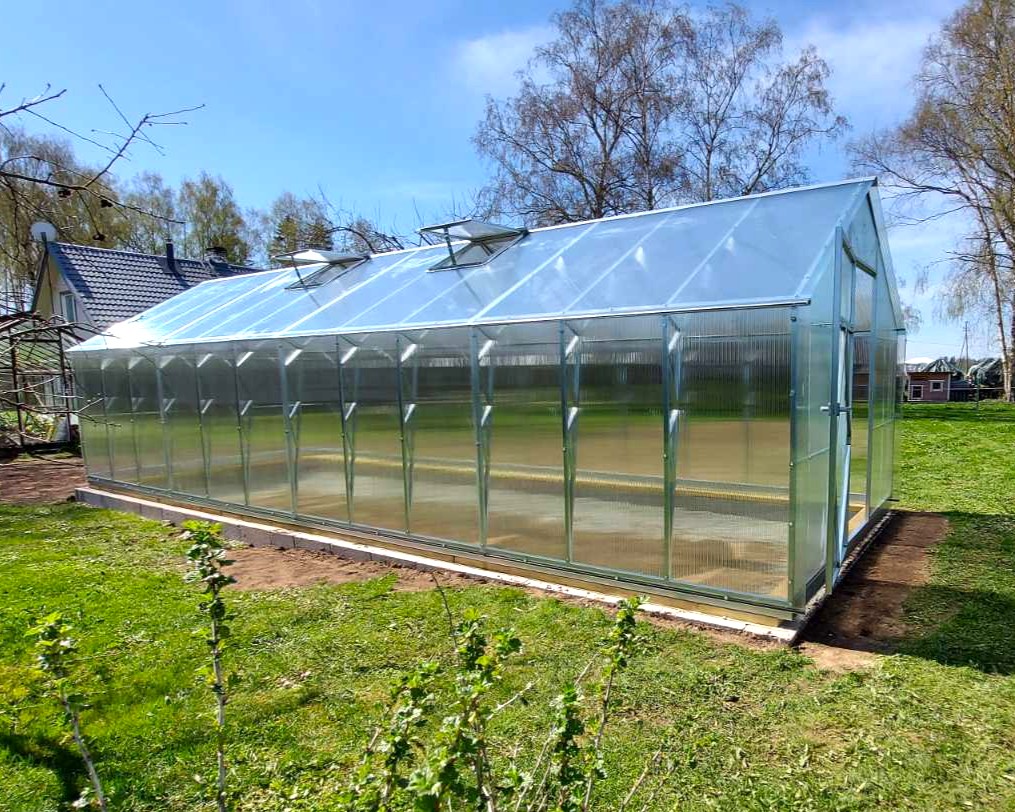 Ecoslider House gable roof greenhouse 2.5х8.35m W4 — изображение 7