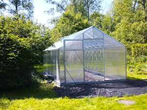 Ecoslider House gable roof greenhouse 3х10.47m W5
