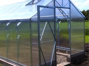 Ecoslider House gable roof greenhouse 3х12.58m W6