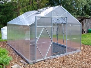 Ecoslider House gable roof greenhouse 3х4.13m W2