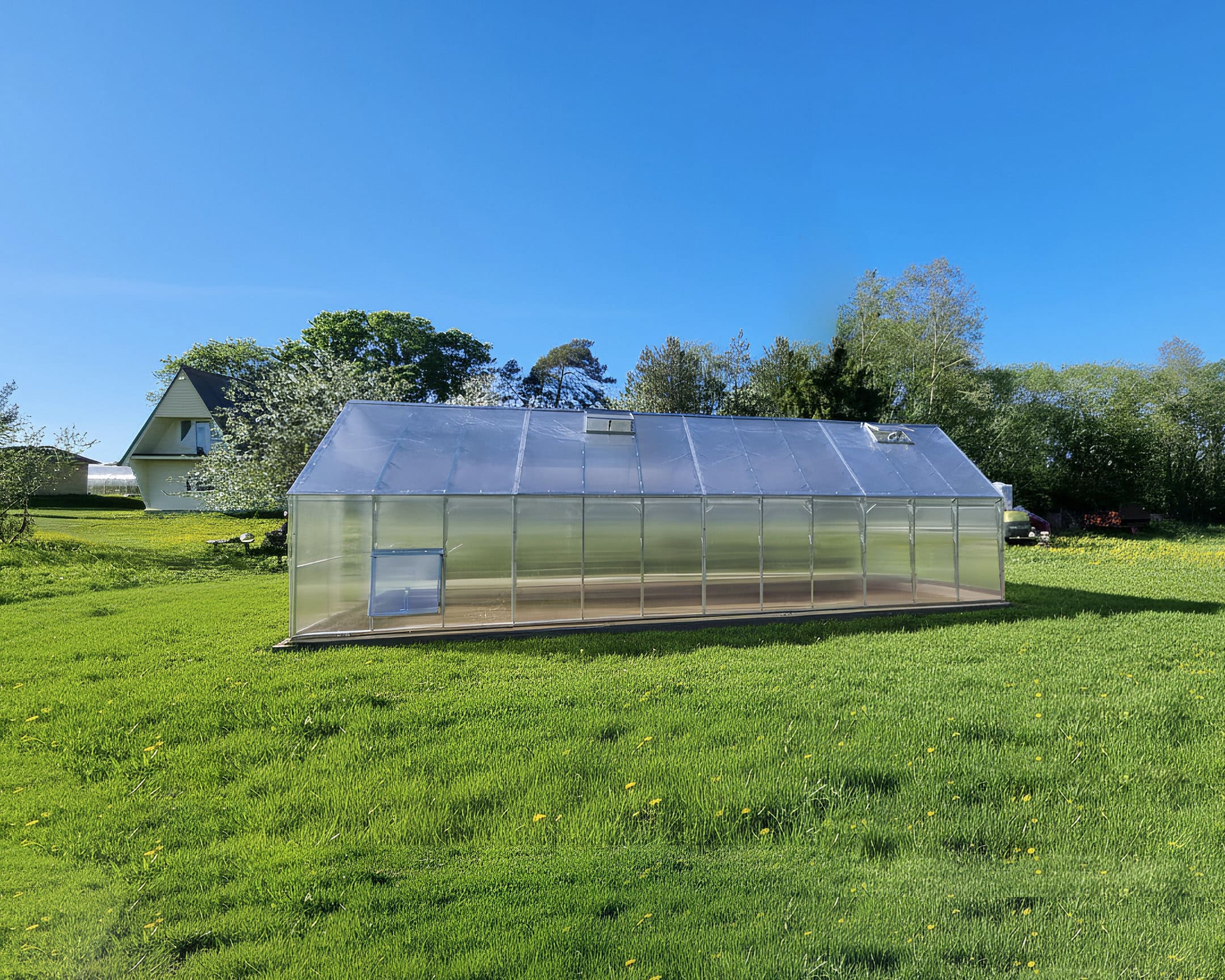 Ecoslider House Doble Door gable roof greenhouse 4х8.35m W4 — изображение 8