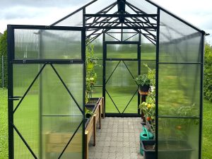 Ecoslider House Lux gable roof greenhouse 2х5.5m W3