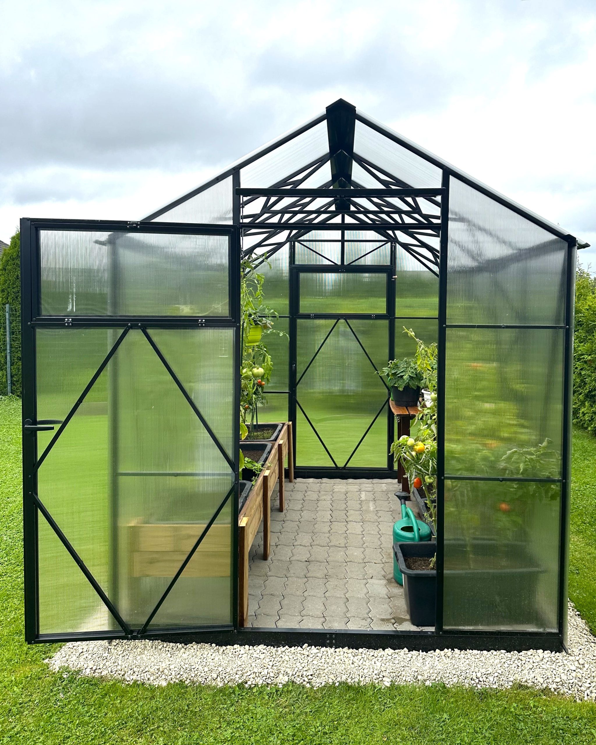 Ecoslider House Lux gable roof greenhouse 2х6.9m W3 — изображение 4
