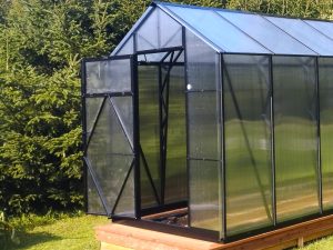 Ecoslider House Lux gable roof greenhouse 2х6.9m W3