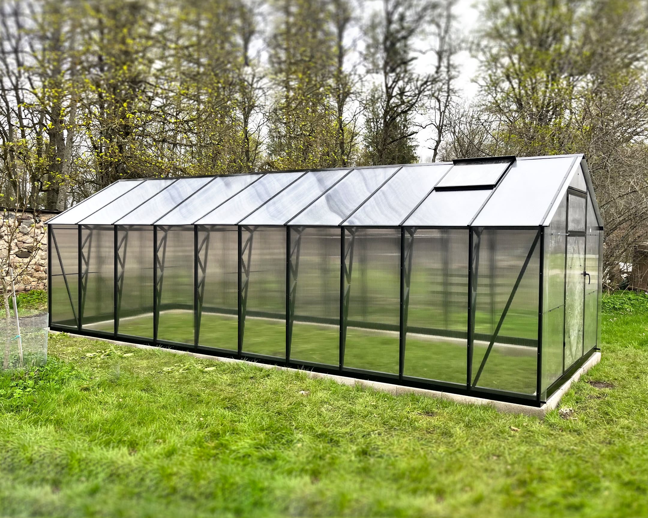 Ecoslider House Lux gable roof greenhouse 2х6.9m W3 — изображение 5