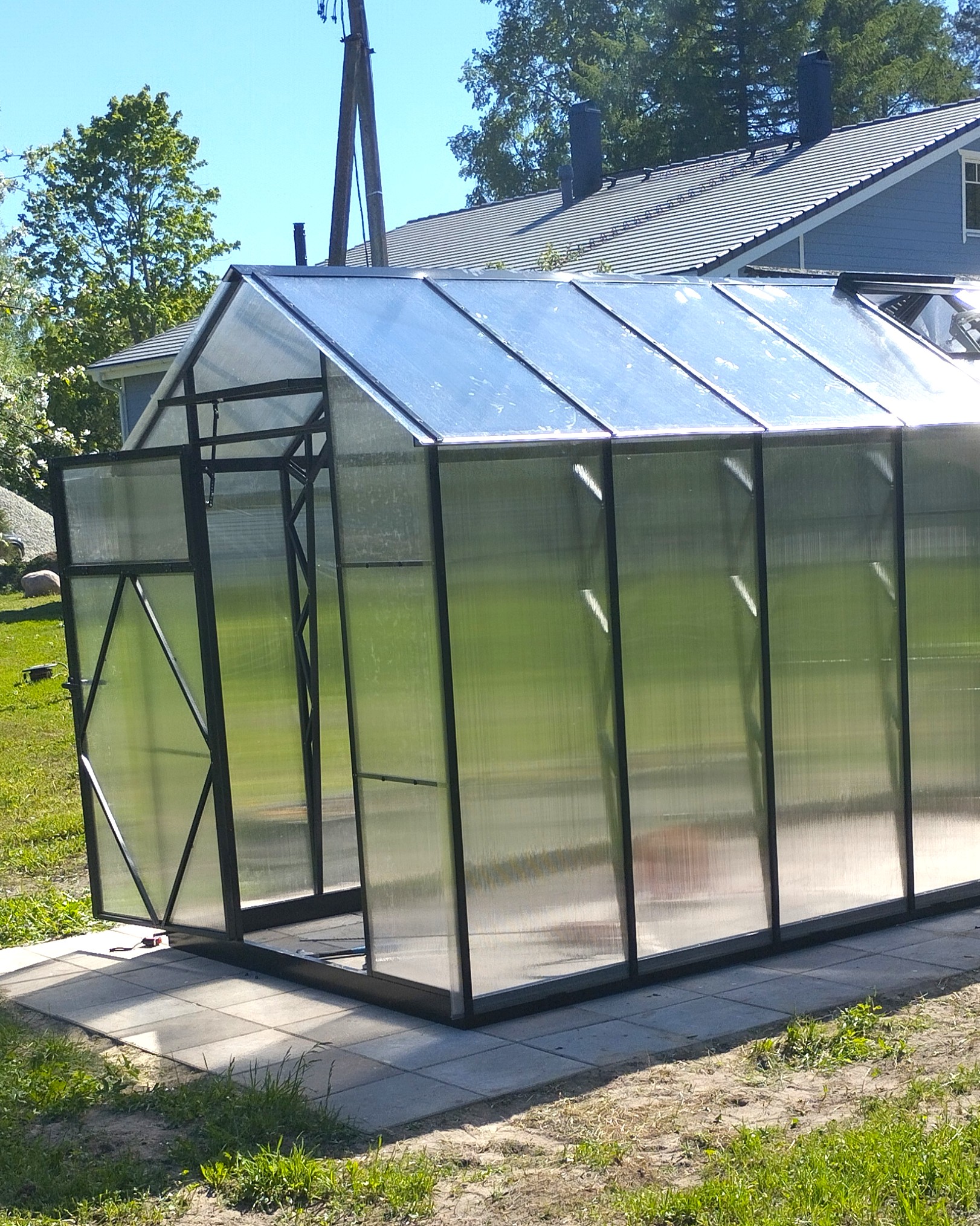 Ecoslider House Lux gable roof greenhouse 2х8.3m W4 — изображение 3
