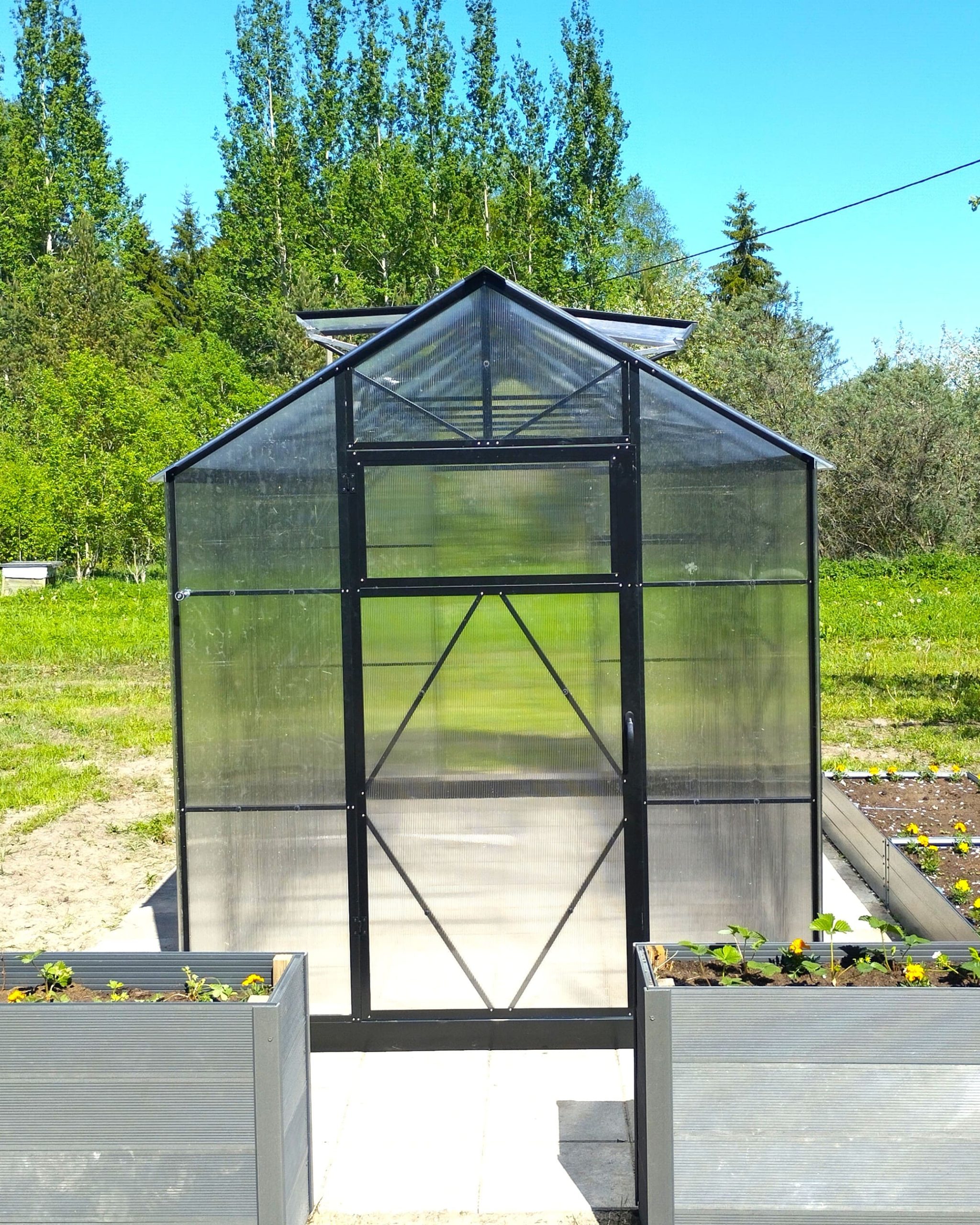 Ecoslider House Lux gable roof greenhouse 2х8.3m W4 — изображение 5