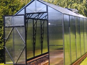 Ecoslider House Lux gable roof greenhouse 2х8.3m W4