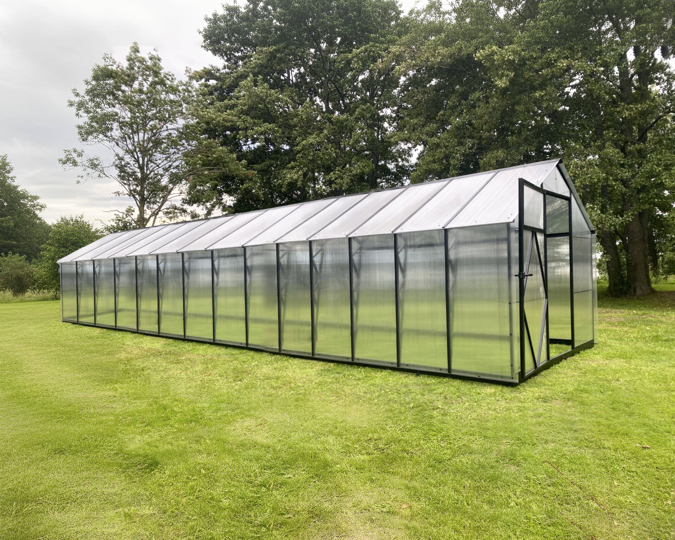 Ecoslider House Lux gable roof greenhouse 2х9.7m W5 — изображение 5