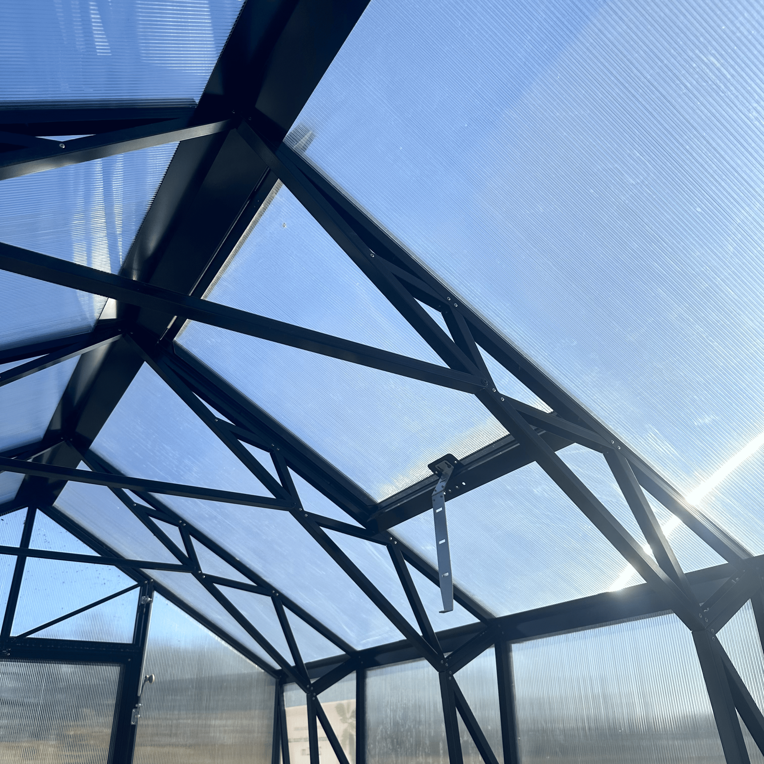 Ecoslider House Lux gable roof greenhouse 2х9.7m W5 — изображение 7