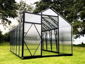 Ecoslider House Lux gable roof greenhouse 2.5х4.1m W2