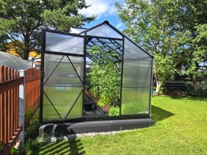 Ecoslider House Lux gable roof greenhouse 2.5х5.5m W2