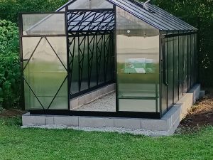 Ecoslider House Lux gable roof greenhouse 2.5x6.9m W3