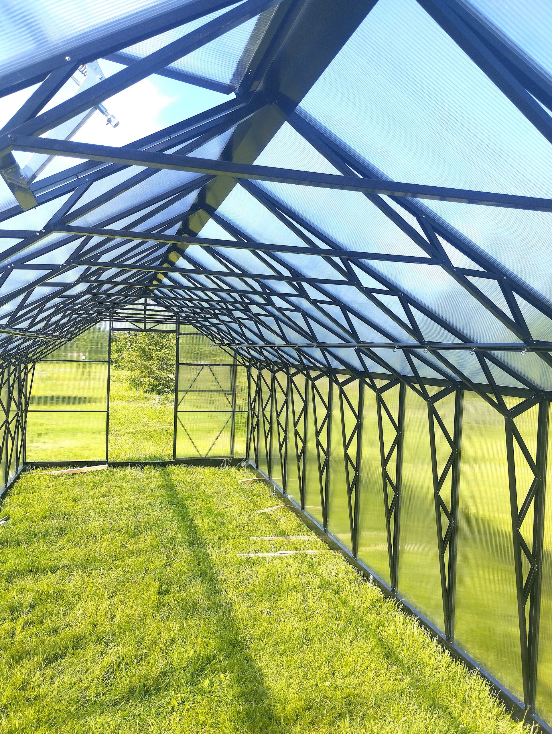 Ecoslider House Lux gable roof greenhouse 3х11.1m W5 — изображение 4