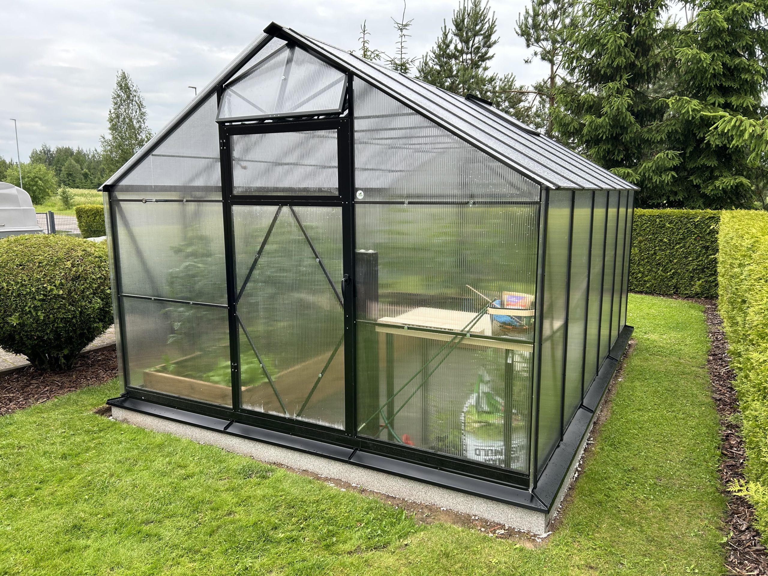 Ecoslider House Lux gable roof greenhouse 3х4.1m W2 — изображение 3