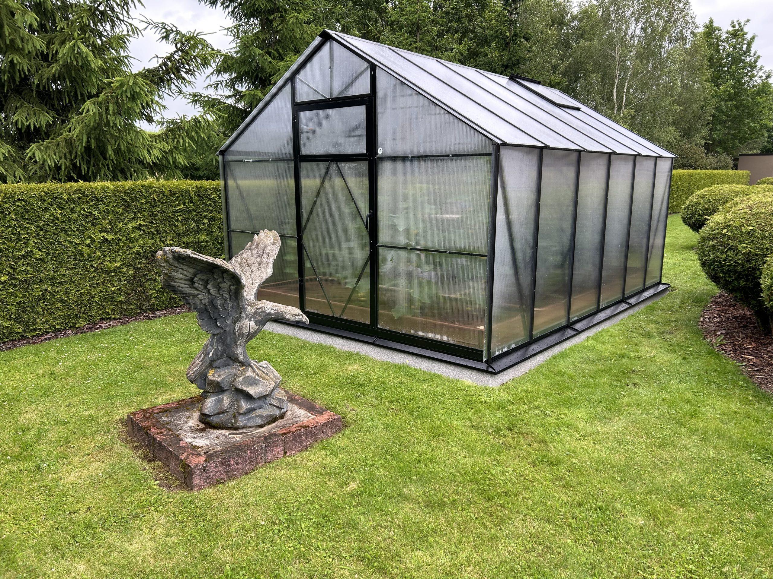 Ecoslider House Lux gable roof greenhouse 3х4.1m W2 — изображение 4