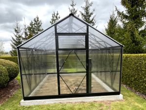 Ecoslider House Lux gable roof greenhouse 3х4.1m W2