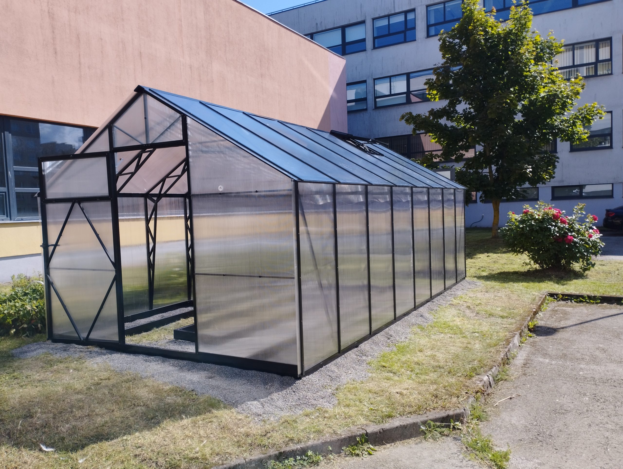 Ecoslider House Lux gable roof greenhouse 3х5.5m W2 — изображение 3