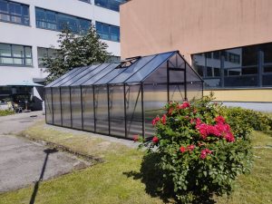 Ecoslider House Lux gable roof greenhouse 3х5.5m W2