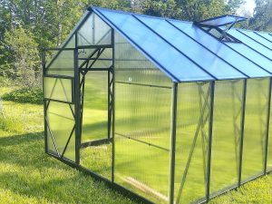 Ecoslider House Lux gable roof greenhouse 3х8.3m W4