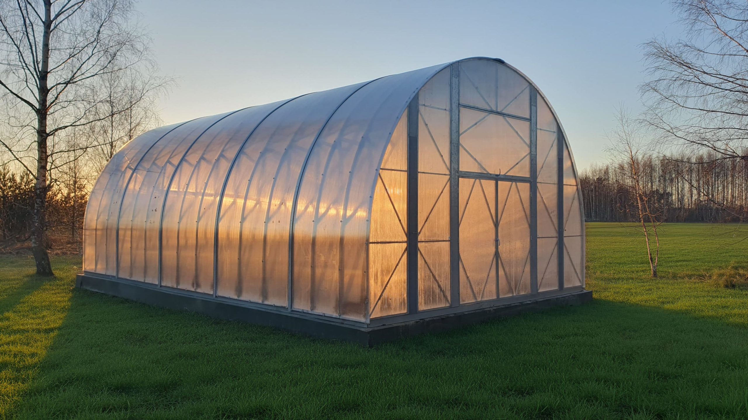 Ecoslider Slider Industrial arched greenhouse 6x10m W10 — изображение 3