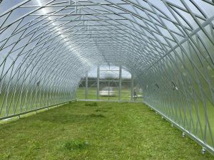 Ecoslider Slider Industrial arched greenhouse 7x12m W12